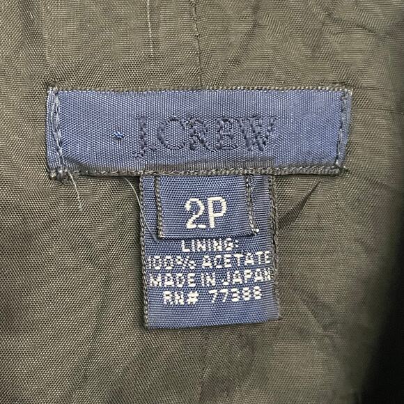 J.Crew 2P black blazer single breast button classic Corpcore workwear neutral - Picture 4 of 7